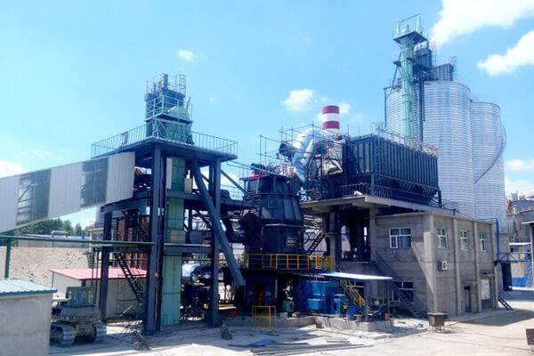 黑龍江年產35萬噸礦渣微粉總包生產線