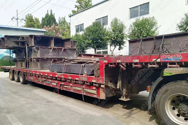 山西年產45萬噸礦粉線基礎部件發(fā)貨