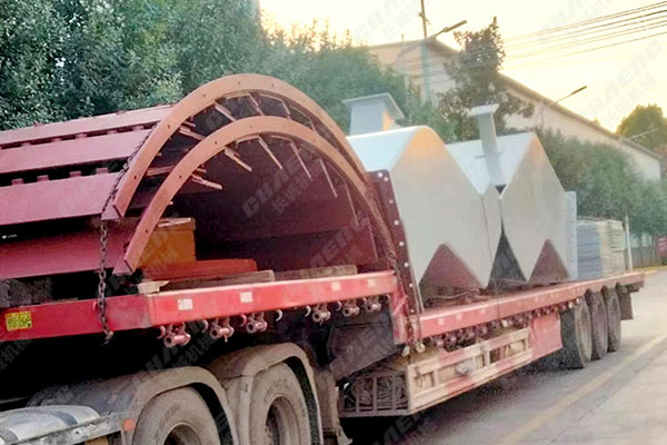 安徽年產60萬噸鋼渣線設備部件發(fā)貨